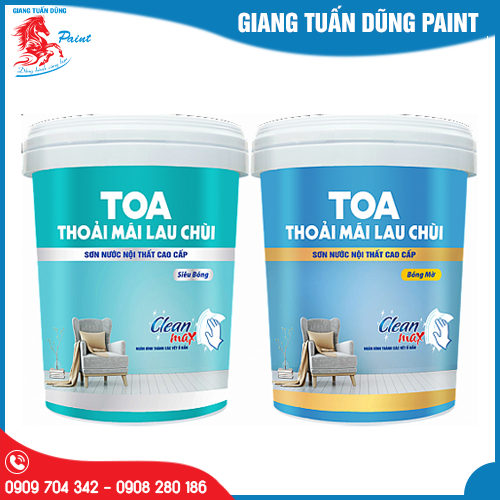 Sơn nước nội thất cao cấp TOA Thoải Mái Lau Chùi